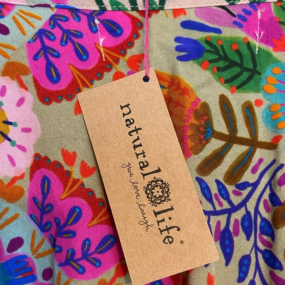 NATURAL LIFE Colorful Maxi Dress BNWT - Picture 11 of 11